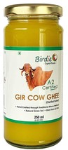 100% Pure A2 Gir Cow Desi Ghee Through Vedic Bilona Method (Glass Bottle- 250 ml - £31.63 GBP