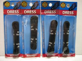 Shoe Gear Stay-Ty 30&quot; Round Dress Laces Black - $11.40