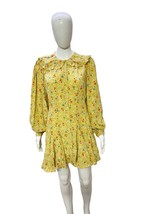 Doen Neu ohne Etikett kurzes Damen-Minikleid mit Blumenmuster aus Seide... - $188.01