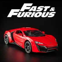 1:32 LYKAN Hypersport Supercar Alloy Car Diecasts &amp; Toy s Model Sound and light  - £18.47 GBP