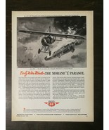 Vintage 1960 Phillips 66 Early War Birds Airplane The Morane L Parasol Ad - £5.22 GBP