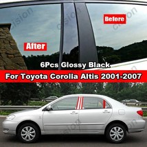 6/16Pcs Car Window Door Column B C BC Pillar Post Cover Trim for  Corolla Altis  - £76.99 GBP