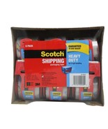 Scotch Shipping Packaging Tape - Clear (6 Rolls) 1.88”X19.4yd6 Rolls, To... - $21.49