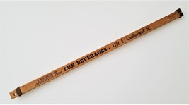 vintage LUX BEVERAGES lebanon pa ADVERTISING YARD STICK wood - £53.49 GBP