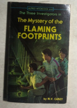 Mystery Of The Flaming Footprints 3 Investigators M.V Carey (1971) Scholastic Pb - £10.81 GBP