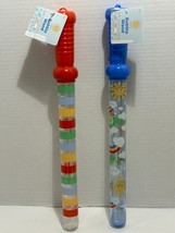 2 Big Bubble Wands for Kids Summer Toy Party Favor New! - $4.46