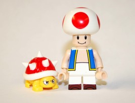 Minifigure Toad Kinopio With Turtle The Super Mario Bros. Movie Rare - $6.90