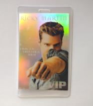 Ricky Martin Livin&#39; La Vida Loca Tour Backstage Pass VIP Laser Laminated Reflect - £19.28 GBP