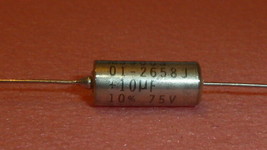 1PC KEMET M39003/01-2658 IC Cap Tant Solid 10uF 75V 10% Axial T212C106K0... - $14.00