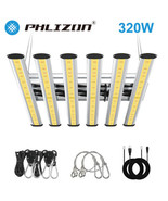 Phlizon 320w LED Grow bar Light Full Spectrum for All Indoor Plants Veg ... - £182.03 GBP