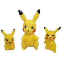 Pokémon Figures Pikachu 2"  Tomy 2015 & 1" Pikachu Figures - £7.55 GBP