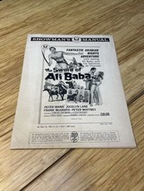 Vintage 1965 The Sword of Ali Baba Movie Film Cinema Press Kit Peter Mann KG - £38.92 GBP