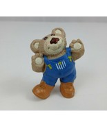 Vintage 1986 Furskins Bears County 2.5&quot; Bear In Overalls &amp; Boots Rare - $12.21 CAD