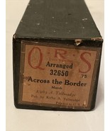 QRS Word Roll Arranged 32650 Across The Border March Player Piano - $15.57 CAD