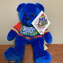 1999 Team ML Beans World Series Bear Plush Bear NY Yankees Atlanta Brave... - $12.38