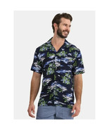 George Men&#39;s Relaxed Button Front Camp Shirt X-LARGE (46-48) Dark Navy B... - $27.48 CAD