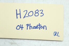 2004-06 VOLKSWAGEN PHAETON REAR LEFT BACK DOOR EXTERIOR DOOR MOLDING TRIM H2083 image 15