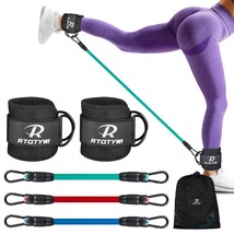 Ankle Resistance Bands Set, Ankle Tube Band With Adjustable, 60Lb Three ... - £31.44 GBP