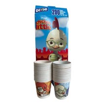 Dixie Bathroom Cups 3 oz Disney’s Chicken Little Partial Open Box 55 Cup... - £10.38 GBP