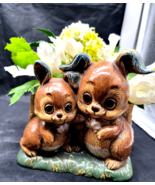 VINTAGE NAPCO WOODLAND BUNNIES Planter 9236 - $18.00
