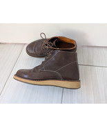GUIDI Rosellini Boots 41 42 Brown Leather Ruggero Lace-Up Artisan Luxury... - $650.00