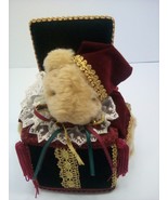 Boyds Bear Animated Winding Musical Box Vintage Plush Stuff Animal Worki... - $49.49