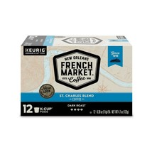 French Market Coffee St. Charles Blend 24 to 144  Keurig K cups Pick Any Size  - £22.82 GBP+