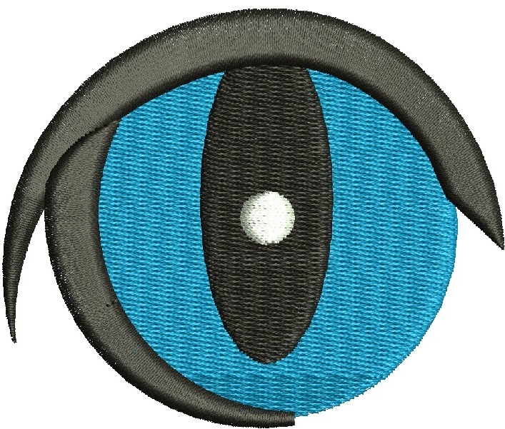 CAT TOY EYE / eyes for a plush toy  Machine Embroidery Design  - $3.50