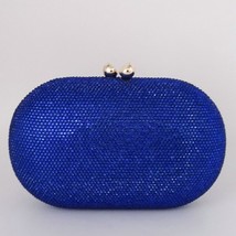 Purple Crystal Women Evening Bags and Clutches Ladies Formal Party Diamond Clutc - £58.20 GBP