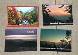 Ephemera Vintage Great Smoky Mountains Postcard Lot Sunrise Sunset River Trees - £7.10 GBP