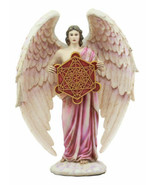 Judaism Metatron Angel Holding Sacred Flower Of Life Geometric Cube Stat... - $68.37 CAD