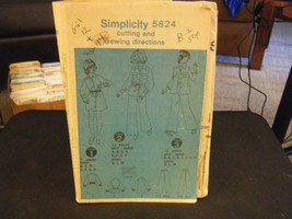 Simplicity 5824 Girl's Dress, Shirt Jacket & Pants Pattern - Size 12 - $11.41