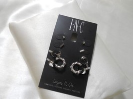 INC International Concepts Silver-Tone 4-Pc. Set Crystal Stud Earrings A1000 - £12.95 GBP