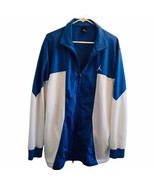 Air Jordan Y2K Jumpman Full Zip Track Jacket Long Sleeve Blue Mens XL READ - $66.45