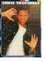 Chris Trousdale teen magazine pinup clipping behind a cage Dream Street Bop - £2.74 GBP