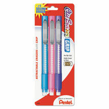 Clic Eraser Pencil-Style Grip Eraser Assorted 3/Pack Ze21Tbp3M - $19.94