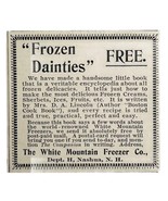 White Mountain Freezer Nashua 1897 Advertisement Victorian Appliance ADB... - $367.61 MXN