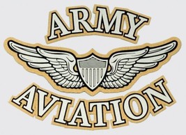 5&quot; ARMY AVIATION  MILITARY CAR WINDOW STICKER DECAL - £15.71 GBP