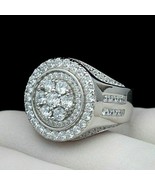Bague De Fiançailles Pour Homme En Moissanite De 2,50 CT En Argent Sterl... - $232.21 CAD