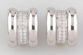 Authenticity Guarantee 
Chopard La Strada 18k White Gold &amp; Diamond Clip-On Ea... - £7,596.03 GBP