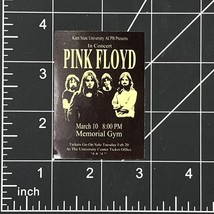 Pink Floyd - Vinyl Sticker Concert Poster Kent State University Memorial Gym - £3.47 GBP