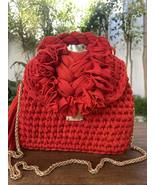 Handmade women's bags,Bag/Handmade Bag/Hand Woven Bag/Crochet Bag/Knitted Bag/Wh - $130.00