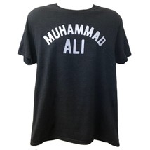 Muhammad Ali Men&#39;s Unisex Dark Gray Graphic T-Shirt Tee Large Boxing Champ - £10.08 GBP