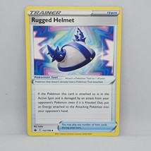 Pokemon Rugged Helmet 152/198 Chilling Reign Uncommon Trainer Item Tool TCG Card - £1.07 GBP