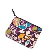 Vera Bradley Purple Paisley Medium Cosmetic Zip-Up Makeup Bag EUC - €8,51 EUR