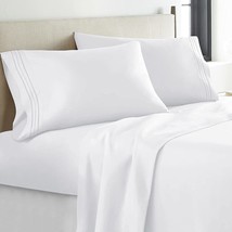 King Size Sheets Set - Hotel Luxury 1800 Thread Count Brushed Microfiber... - £43.25 GBP
