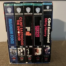 The Complete Dirty Harry - Clint Eastwood (5 VHS Tape Set, 1971-1988) 1991 Issue - £11.36 GBP