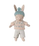 Maileg Winter Rabbit Micro – Knitted Sweater &amp; Hat,Collectible Doll,Holi... - $115.51 CAD