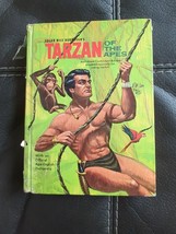 Tarzan of the Apes Hardcover Book 1964 Whitman Burroughs Illustrated - £7.41 GBP