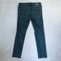 Express Jeans Womens 30 Skinny Dark Blue High Midrise Stretch Denim Pant... - $15.56